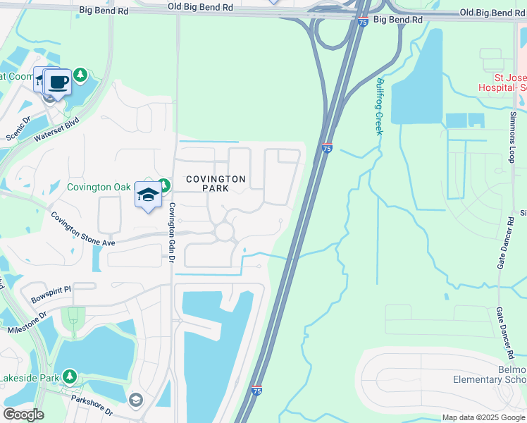 map of restaurants, bars, coffee shops, grocery stores, and more near 6737 Monarch Park Drive in Apollo Beach