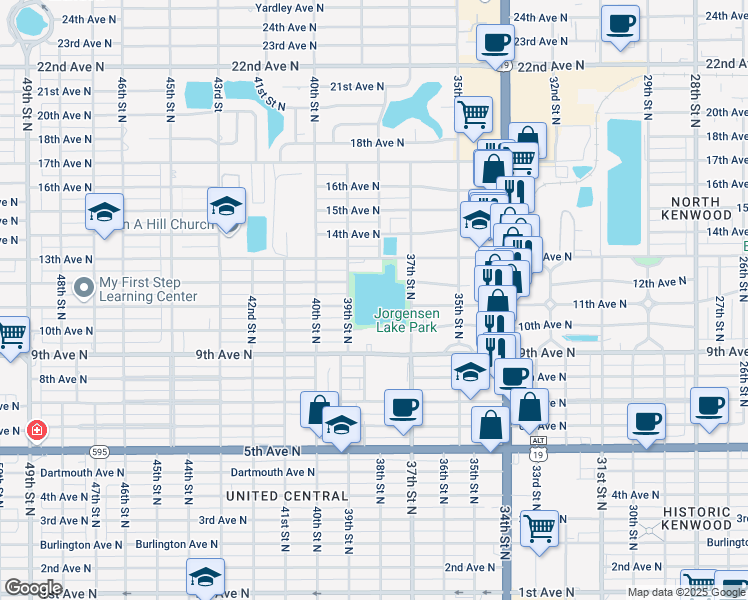 map of restaurants, bars, coffee shops, grocery stores, and more near in St. Petersburg