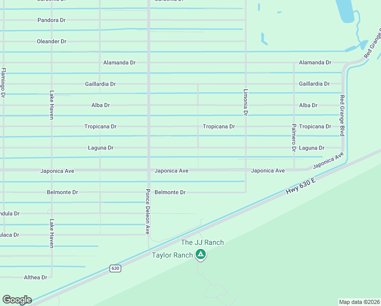 map of restaurants, bars, coffee shops, grocery stores, and more near 303 Laguna Drive in Indian Lake Estates