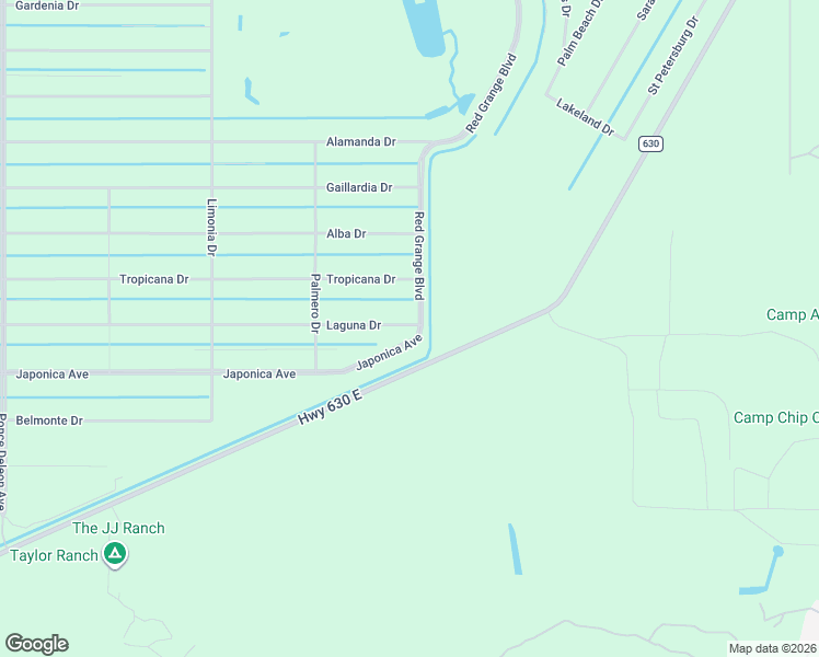 map of restaurants, bars, coffee shops, grocery stores, and more near 2041 Laguna Drive in Indian Lake Estates