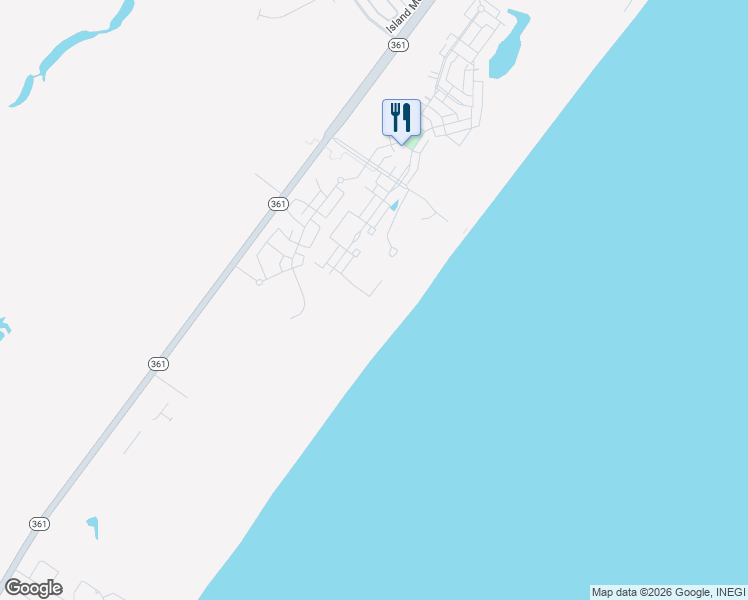 map of restaurants, bars, coffee shops, grocery stores, and more near 724 Silverleaf Street in Port Aransas