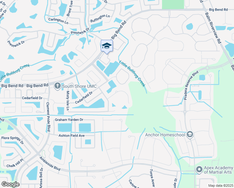 map of restaurants, bars, coffee shops, grocery stores, and more near 11617 Tropical Isle Lane in Riverview