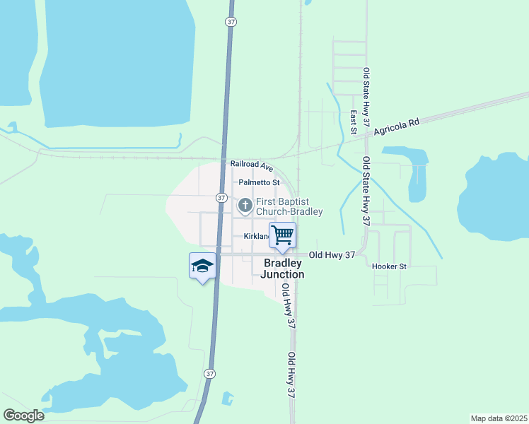 map of restaurants, bars, coffee shops, grocery stores, and more near 530 Pine Street in Mulberry