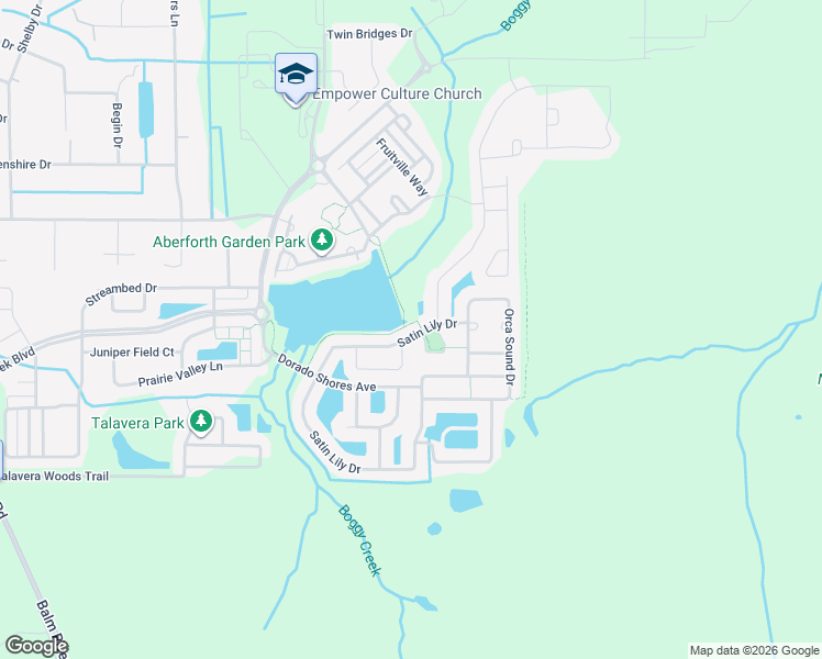 map of restaurants, bars, coffee shops, grocery stores, and more near 12803 Satin Lily Drive in Riverview
