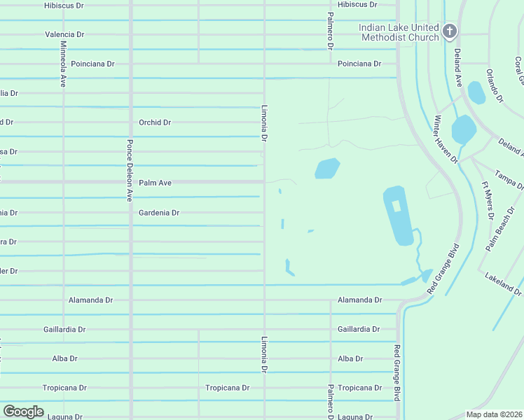 map of restaurants, bars, coffee shops, grocery stores, and more near 202 Gardenia Drive in Lake Wales