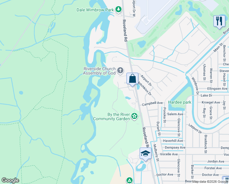 map of restaurants, bars, coffee shops, grocery stores, and more near 11331 Ganesh Way in Sebastian