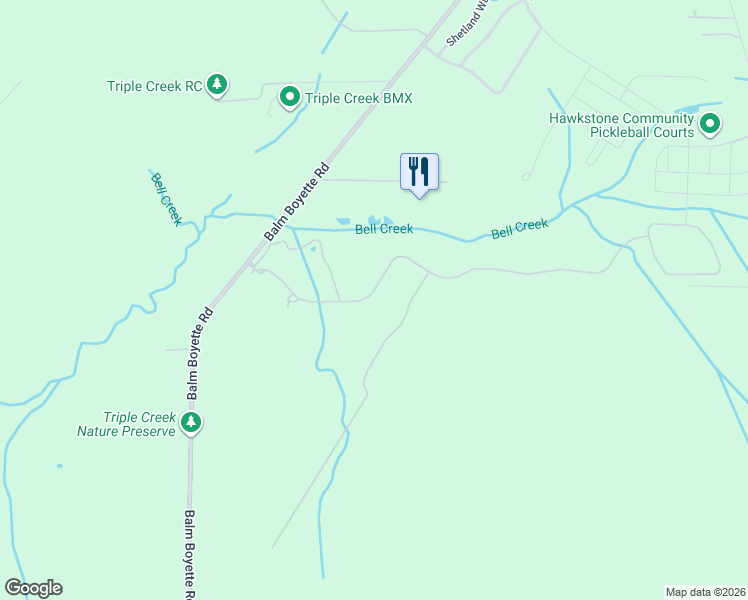 map of restaurants, bars, coffee shops, grocery stores, and more near 14235 Swiss Bridge Drive in Riverview