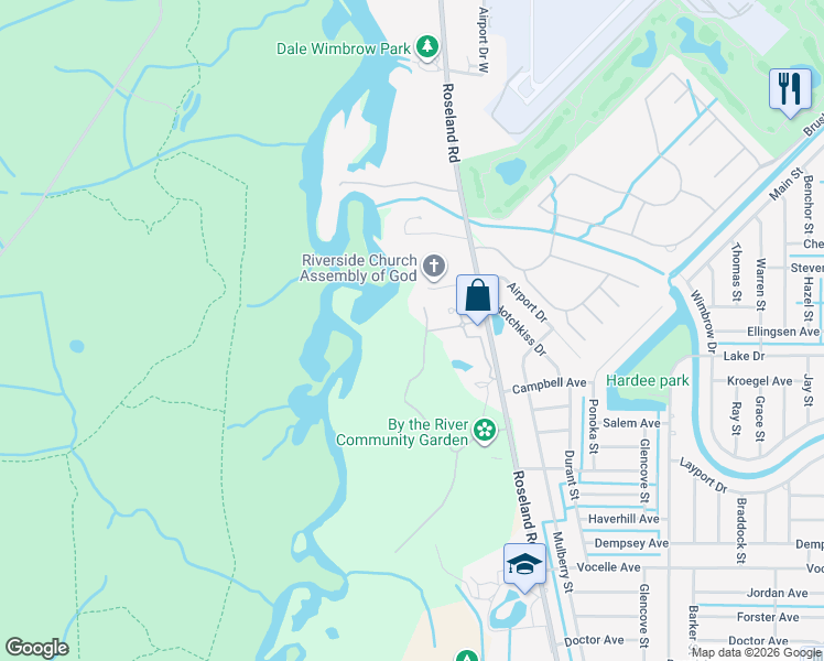 map of restaurants, bars, coffee shops, grocery stores, and more near 11331 Ganesh Way in Sebastian