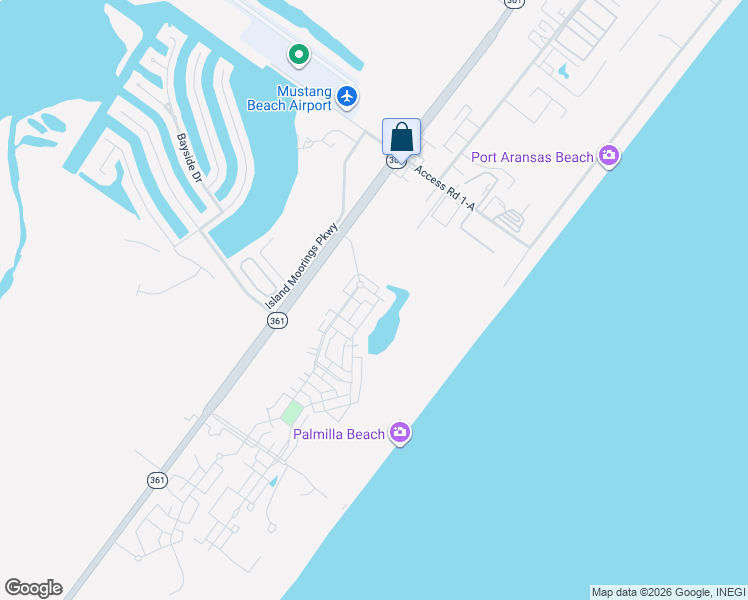 map of restaurants, bars, coffee shops, grocery stores, and more near 116 Sunset Avenue in Corpus Christi