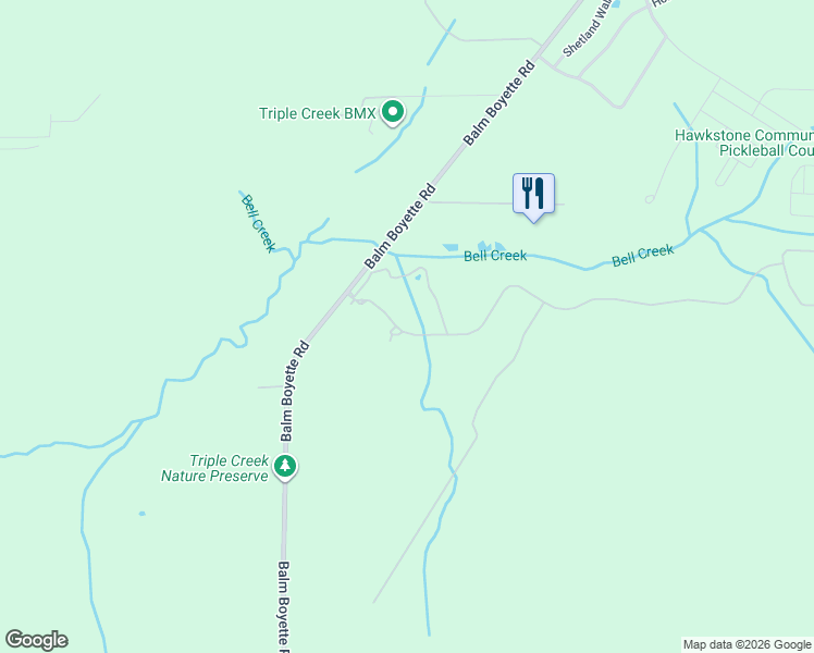 map of restaurants, bars, coffee shops, grocery stores, and more near 14162 Swiss Bridge Drive in Riverview
