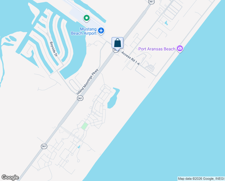 map of restaurants, bars, coffee shops, grocery stores, and more near 116 Sunset Avenue in Corpus Christi