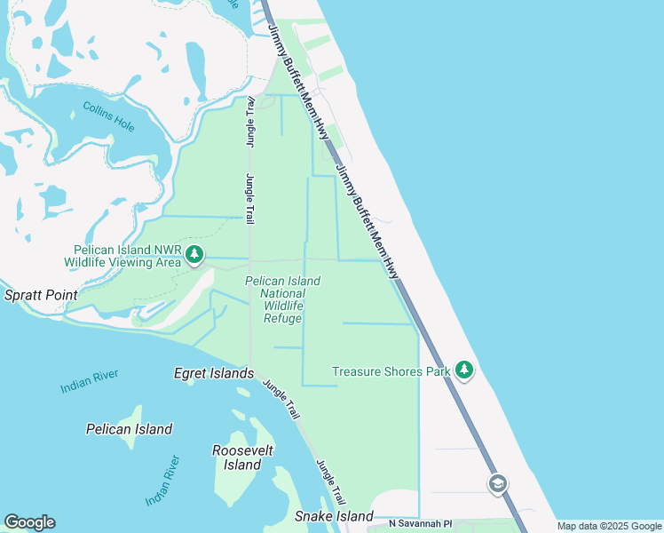 map of restaurants, bars, coffee shops, grocery stores, and more near 4055 Wildlife Way in Vero Beach