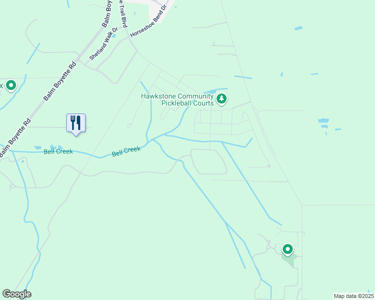 map of restaurants, bars, coffee shops, grocery stores, and more near 12929 Hobson Simmons Road in Lithia