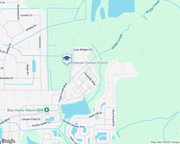 map of restaurants, bars, coffee shops, grocery stores, and more near 13009 Pennybrook Drive in Riverview