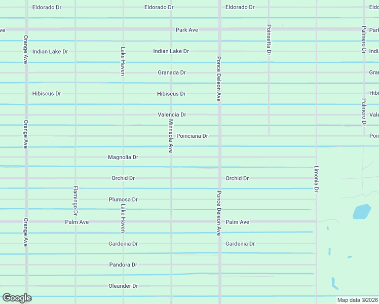 map of restaurants, bars, coffee shops, grocery stores, and more near 416 Magnolia Drive in Lake Wales