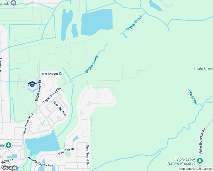 map of restaurants, bars, coffee shops, grocery stores, and more near 13018 Tidal Flats Loop in Riverview