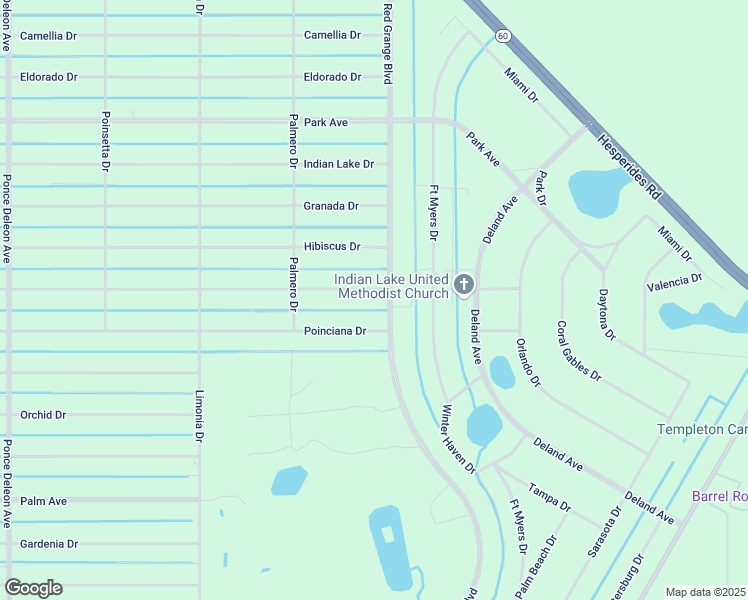 map of restaurants, bars, coffee shops, grocery stores, and more near 3 Valencia Drive in Lake Wales