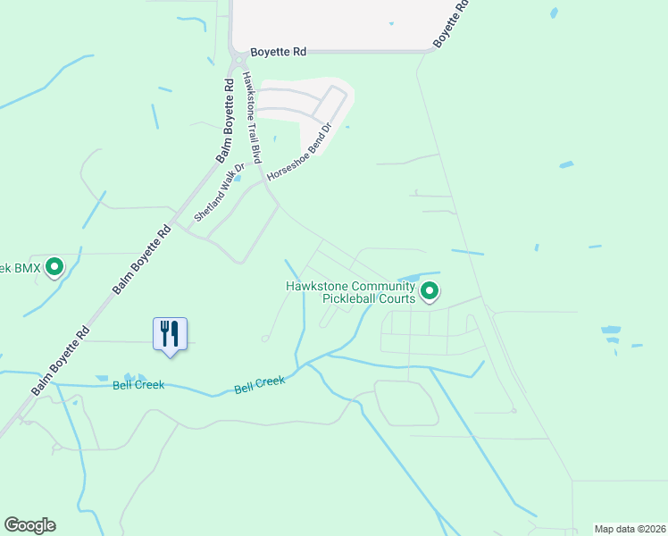 map of restaurants, bars, coffee shops, grocery stores, and more near Unnamed Road in Lithia