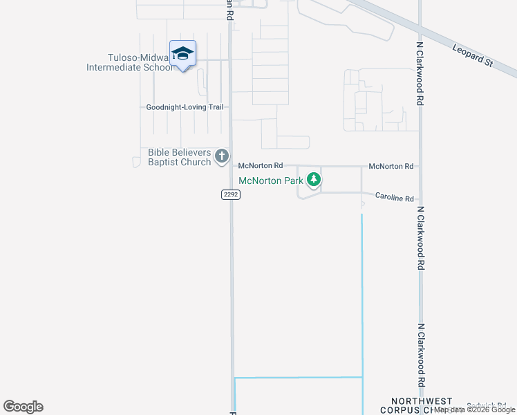 map of restaurants, bars, coffee shops, grocery stores, and more near 1610 Rand Morgan Road in Corpus Christi
