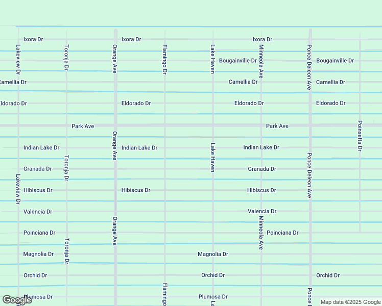 map of restaurants, bars, coffee shops, grocery stores, and more near 3601 Indian Lake Drive in Indian Lake Estates