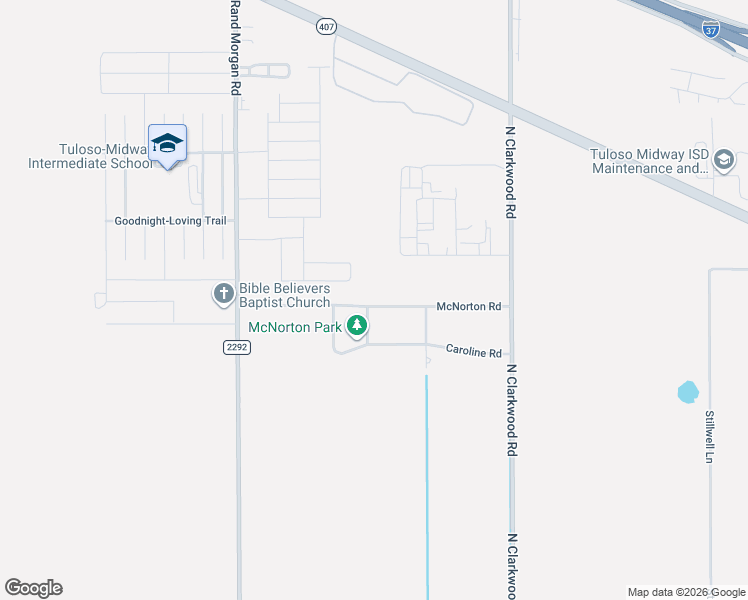 map of restaurants, bars, coffee shops, grocery stores, and more near 9030 McNorton Road in Corpus Christi