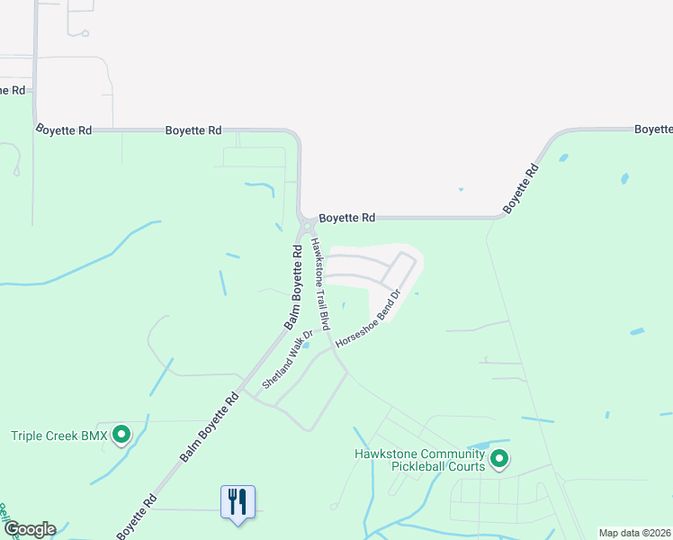 map of restaurants, bars, coffee shops, grocery stores, and more near 14610 Brumby Ridge Avenue in Lithia