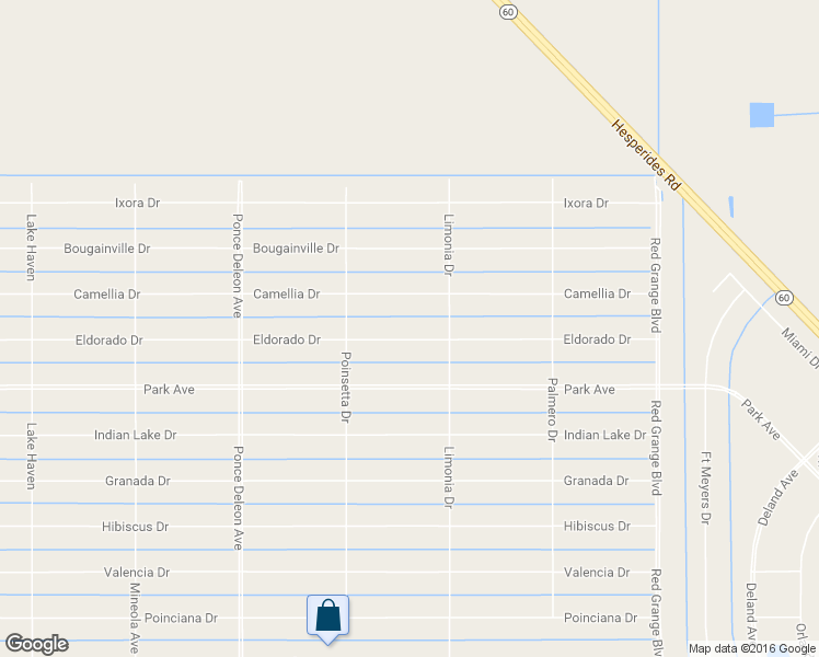 map of restaurants, bars, coffee shops, grocery stores, and more near 210 Eldorado Drive in Lake Wales