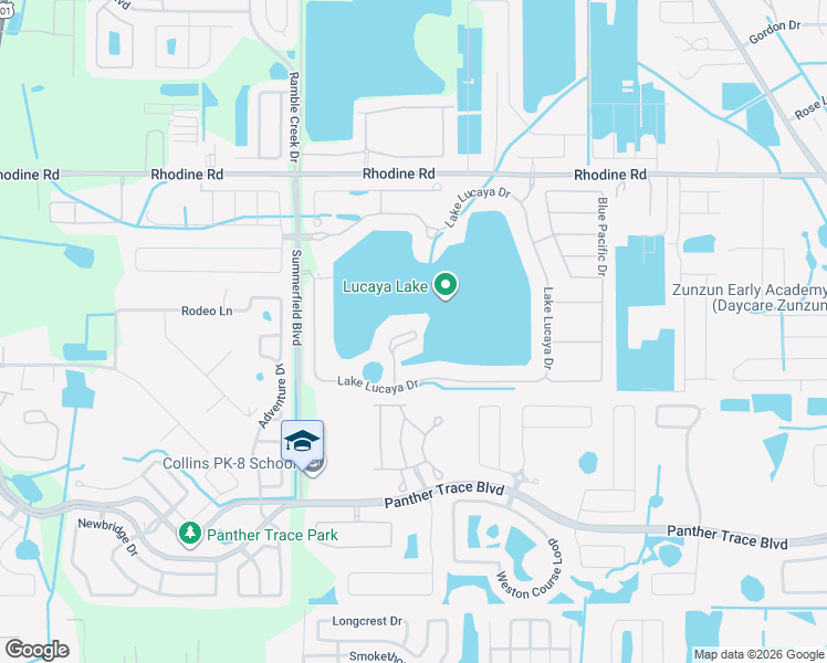 map of restaurants, bars, coffee shops, grocery stores, and more near 12303 Nora Grant Place in Riverview