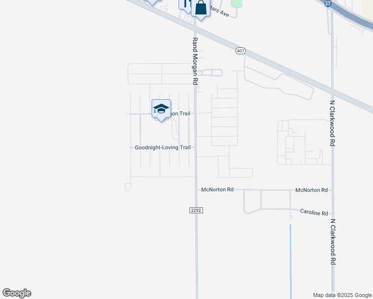 map of restaurants, bars, coffee shops, grocery stores, and more near 1745 Spanish Trail in Corpus Christi