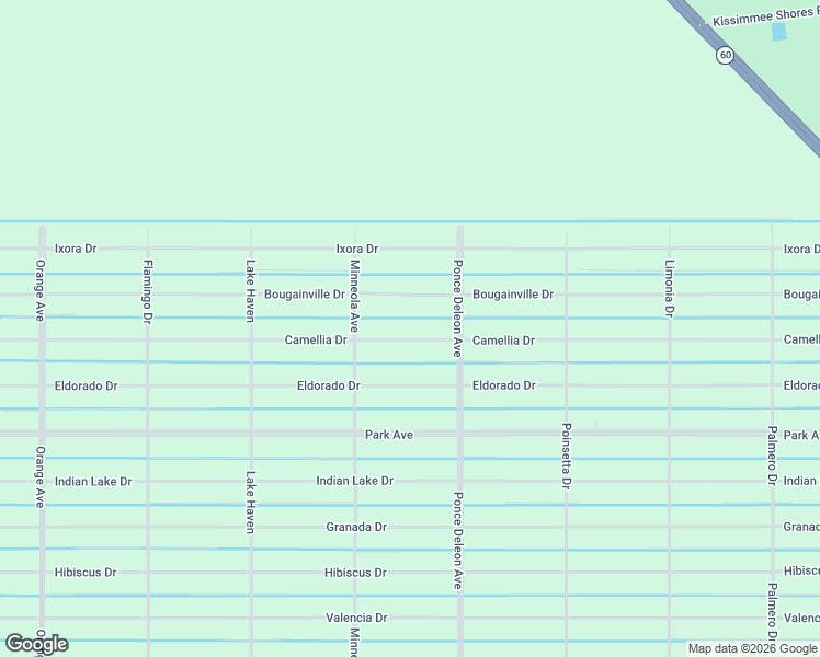 map of restaurants, bars, coffee shops, grocery stores, and more near 415 Bougainville Drive in Indian Lake Estates