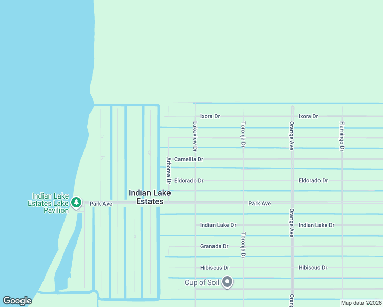 map of restaurants, bars, coffee shops, grocery stores, and more near 1002 Camellia Drive in Lake Wales