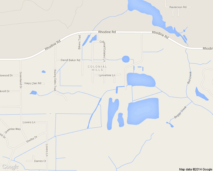 map of restaurants, bars, coffee shops, grocery stores, and more near 12210 Colonial Estates Lane in Riverview