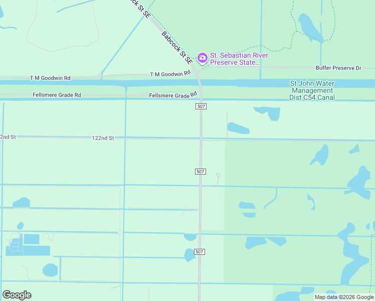 map of restaurants, bars, coffee shops, grocery stores, and more near 13750 County Road 507 in Fellsmere