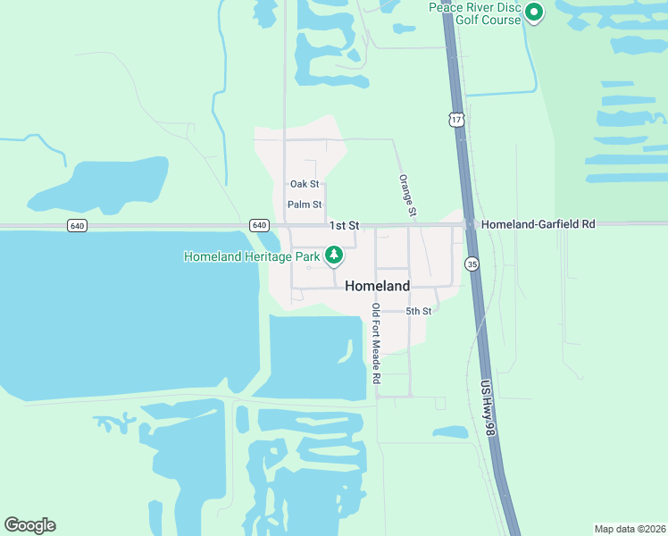 map of restaurants, bars, coffee shops, grocery stores, and more near Church Avenue in Homeland