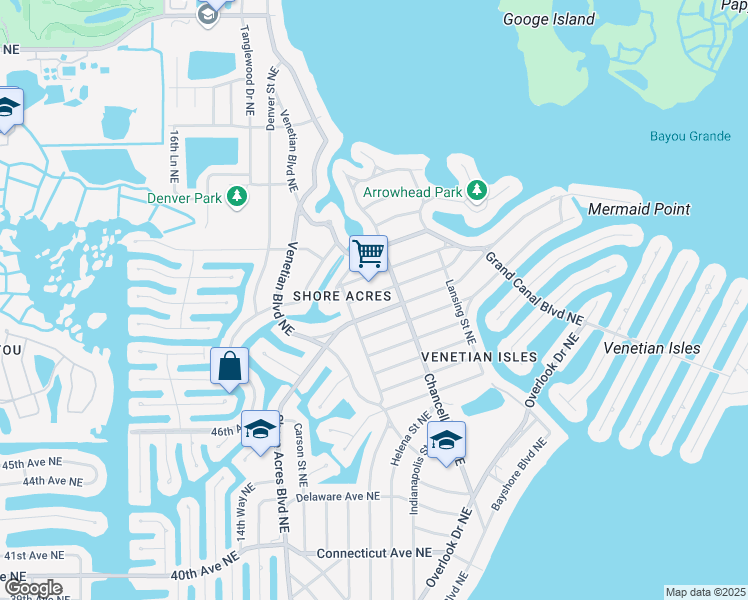 map of restaurants, bars, coffee shops, grocery stores, and more near 1748 New Hampshire Avenue Northeast in St. Petersburg