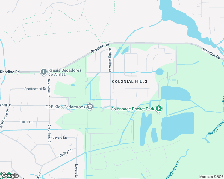 map of restaurants, bars, coffee shops, grocery stores, and more near 12382 Shining Willow Street in Riverview