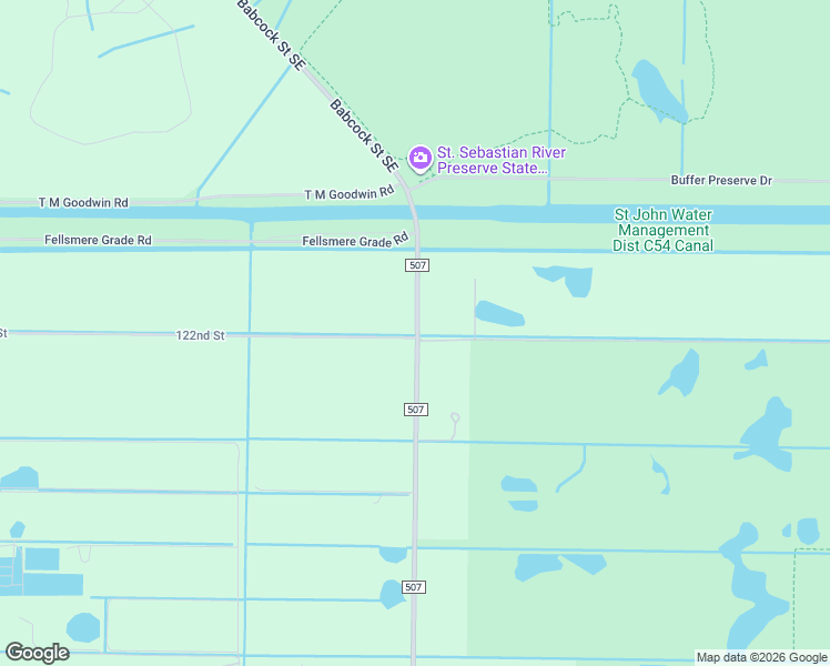 map of restaurants, bars, coffee shops, grocery stores, and more near 13750 County Road 507 in Fellsmere