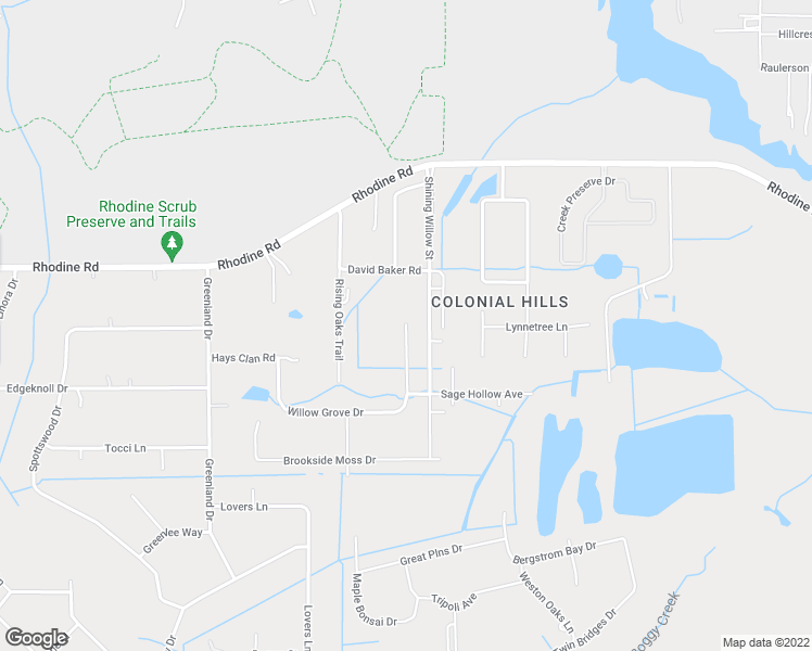 map of restaurants, bars, coffee shops, grocery stores, and more near 12330 Rising Oaks Trail in Riverview