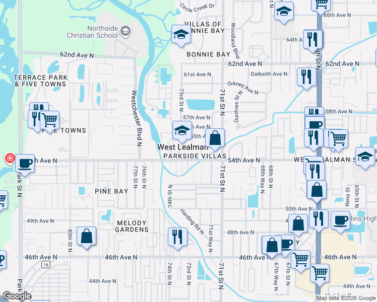 map of restaurants, bars, coffee shops, grocery stores, and more near in St. Petersburg