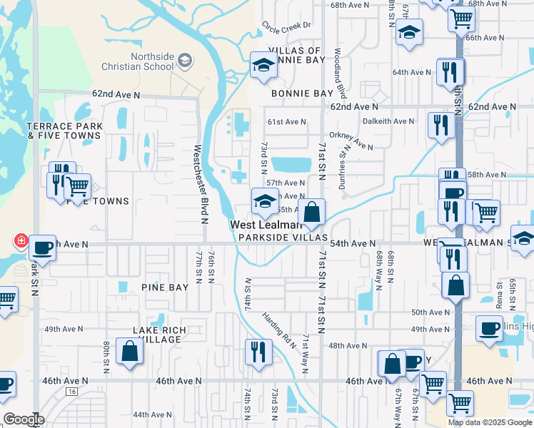 map of restaurants, bars, coffee shops, grocery stores, and more near in St. Petersburg