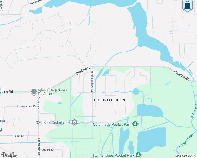 map of restaurants, bars, coffee shops, grocery stores, and more near 12008 Bikers Trail in Riverview