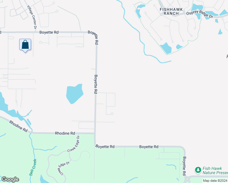 map of restaurants, bars, coffee shops, grocery stores, and more near 14230 Blue Dasher Drive in Riverview
