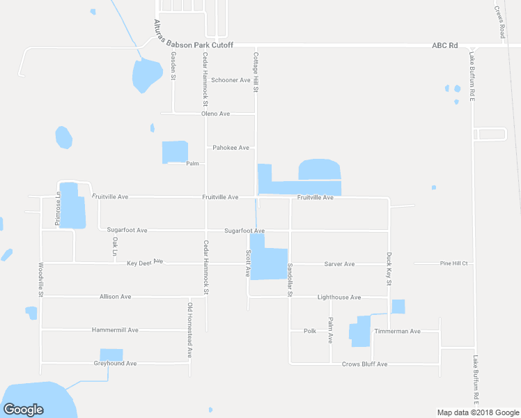 map of restaurants, bars, coffee shops, grocery stores, and more near 4695 Fruitville Avenue in Lake Wales