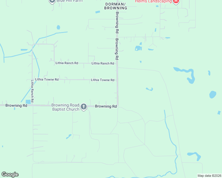 map of restaurants, bars, coffee shops, grocery stores, and more near 18815 Lithia Towne Road in Lithia