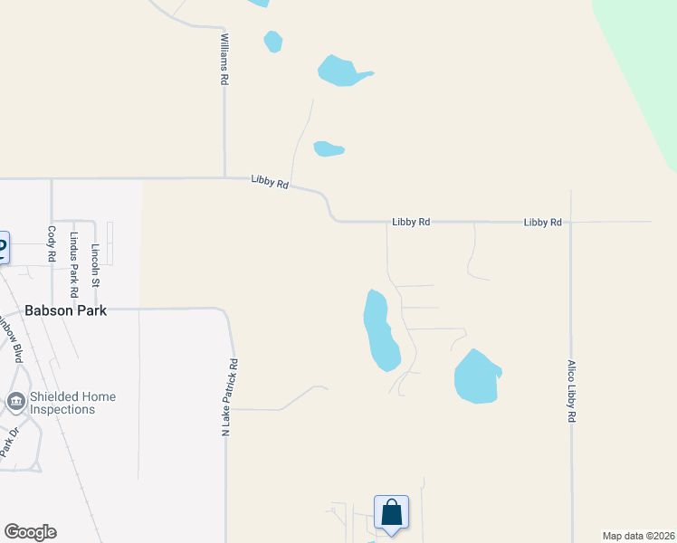 map of restaurants, bars, coffee shops, grocery stores, and more near 1350 Libby Road in Babson Park