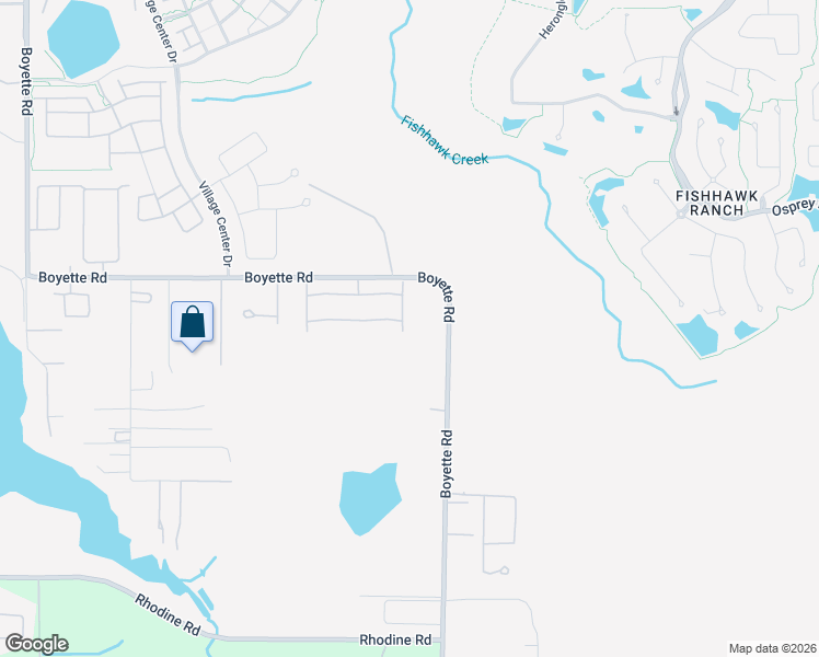 map of restaurants, bars, coffee shops, grocery stores, and more near 15911 Boyette Road in Riverview