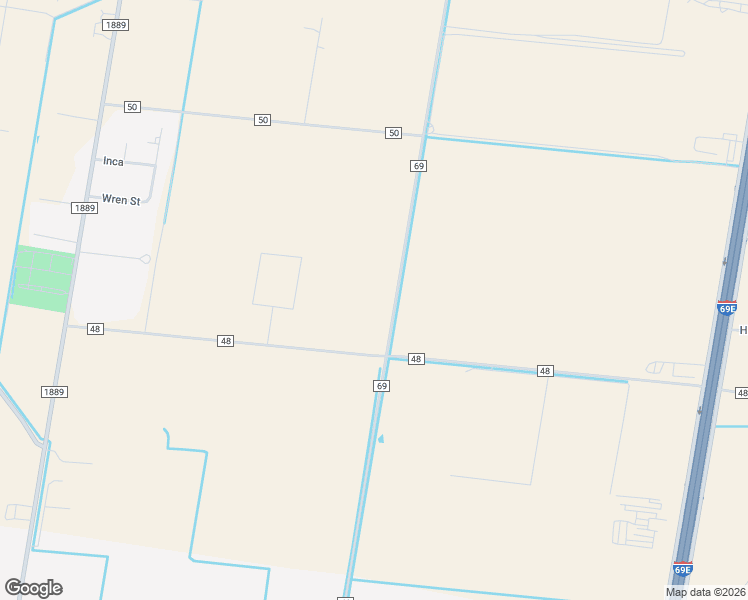 map of restaurants, bars, coffee shops, grocery stores, and more near 16 County Road 69 in Robstown