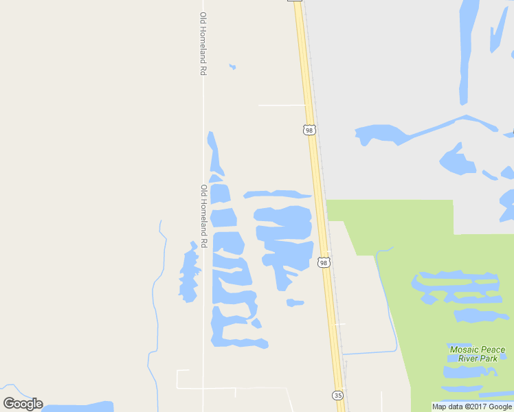 map of restaurants, bars, coffee shops, grocery stores, and more near 5600 Old Homeland Road in Bartow