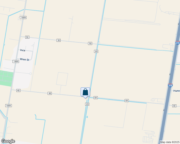 map of restaurants, bars, coffee shops, grocery stores, and more near 4637 County Road 69 in Robstown