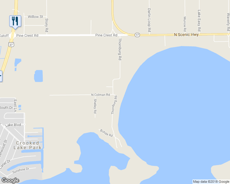 map of restaurants, bars, coffee shops, grocery stores, and more near 1104 Thornburg Road in Babson Park